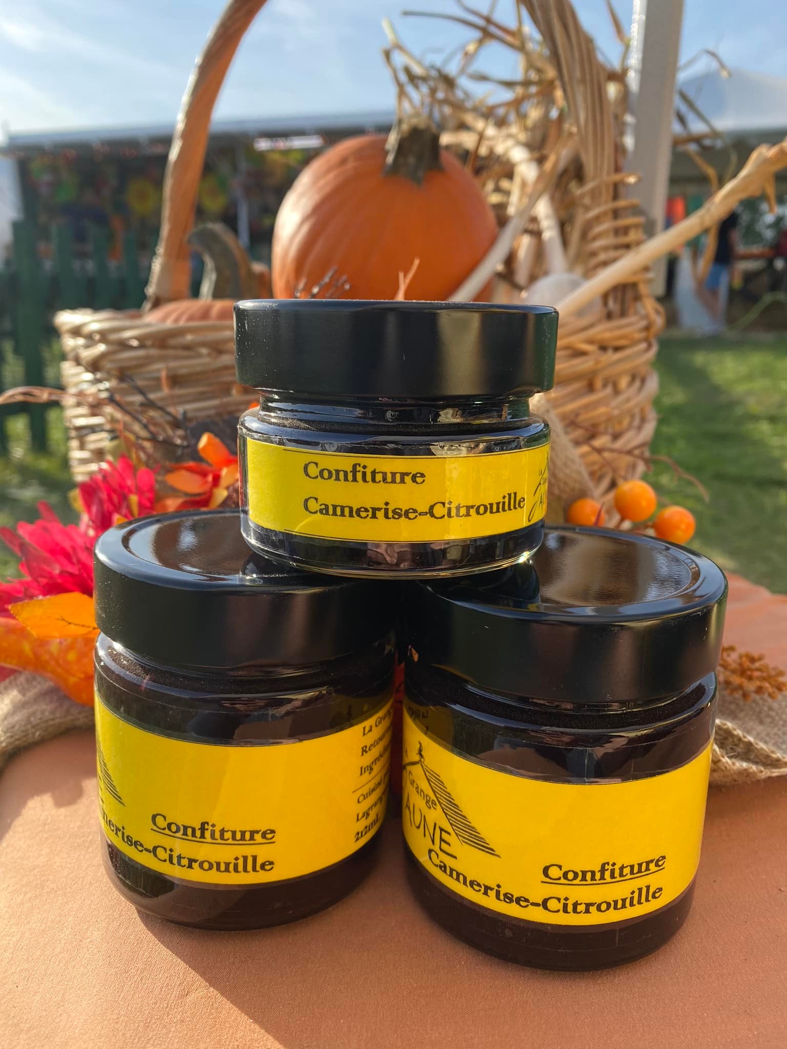 Confiture citrouille camerise 106mL