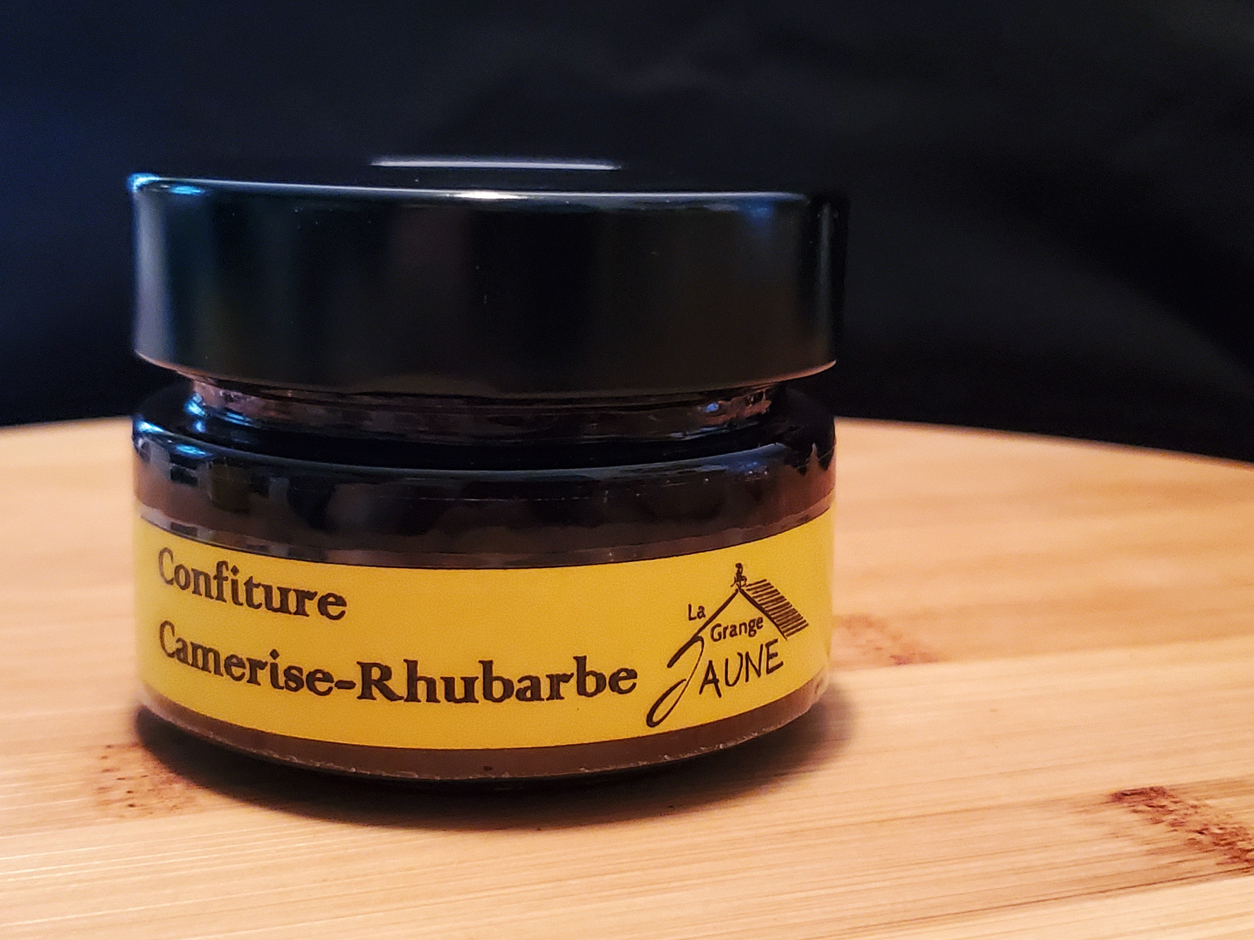 Confiture camerise rhubarbe 106ml